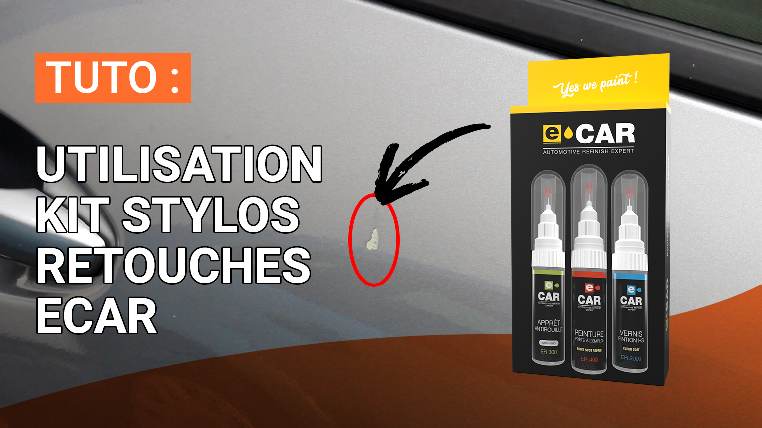 Application kit stylos retouches